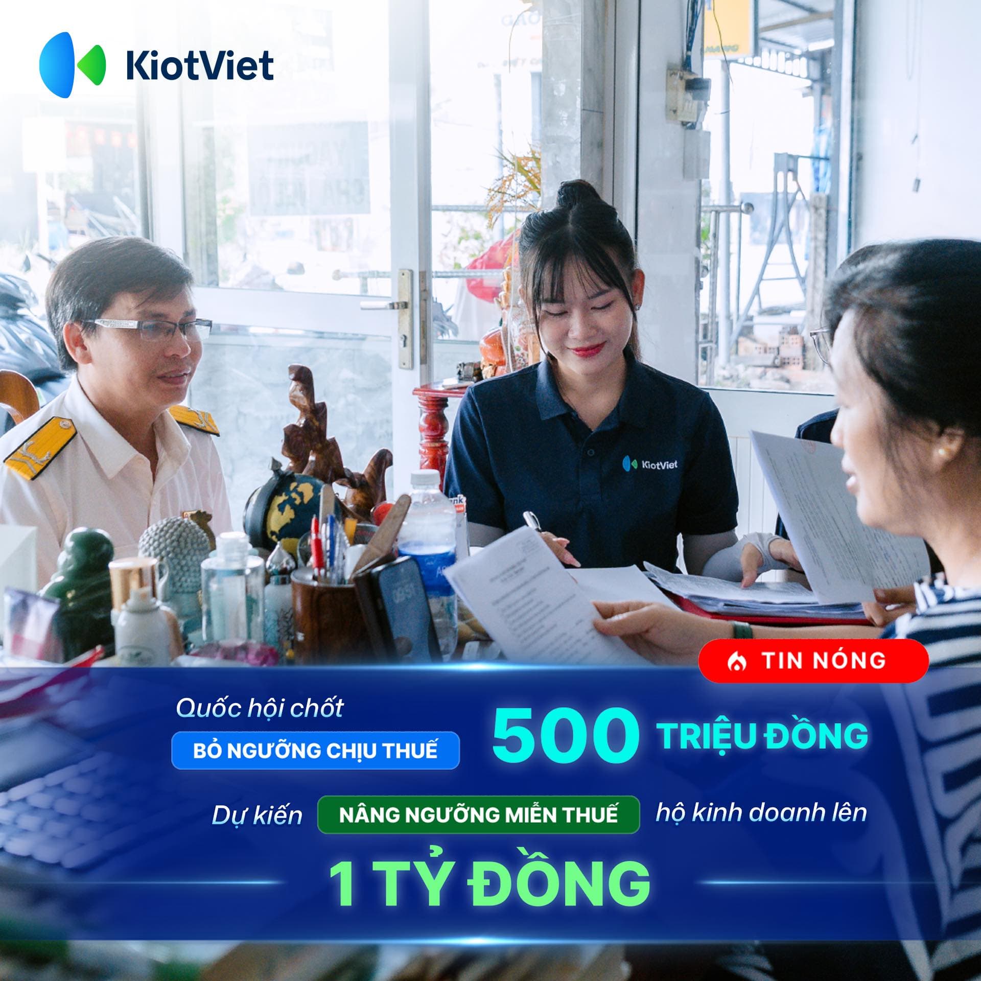 Bỏ ngưỡng chịu thuế 500 triệu đồng với hộ kinh doanh