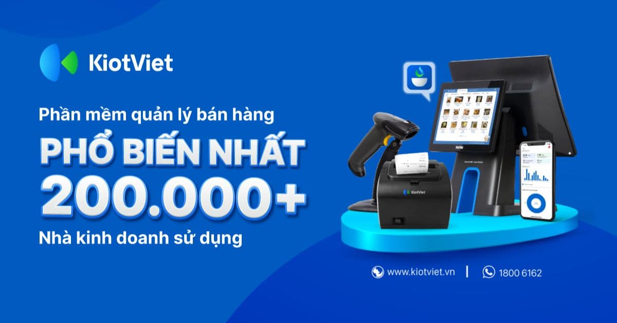 Bảng giá phần mềm kiotviet